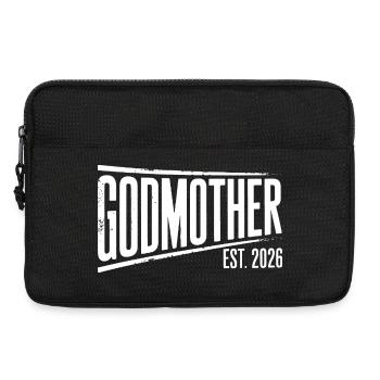 Godmother Est 2026 Fettes Banner - Laptoptasche 13" - Schwarz - Vorne