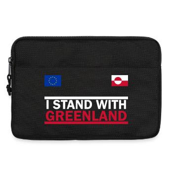 Je Soutiens Groenland -  Greenland  - Sacoche pour ordinateur portable 13 pouces - noir - Devant