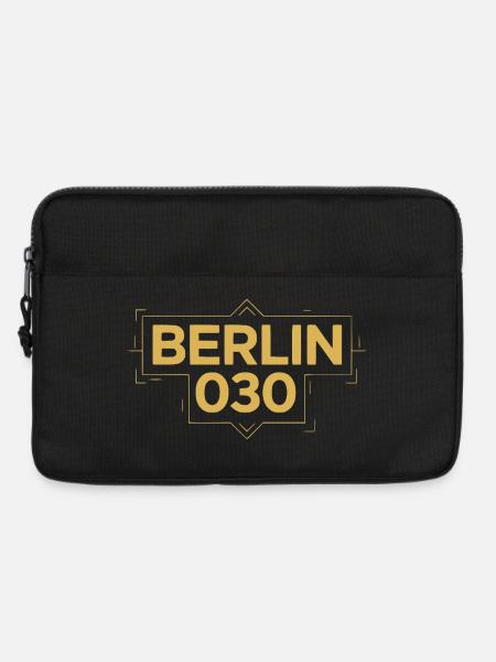 Berlin 030 Deco Gold - Laptoptasche 13" - Schwarz