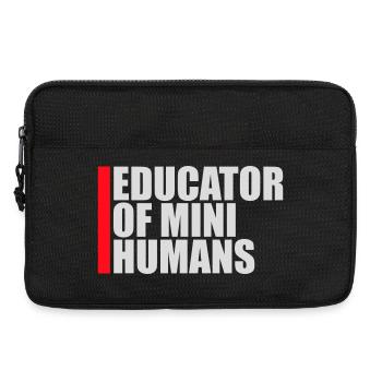 Educator Of Little Humans Teacher Funny Kids - Laptop bag 13" - black - Front