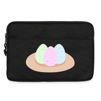 Pastel Easter Egg Nest - Laptop bag 13" - black - Front