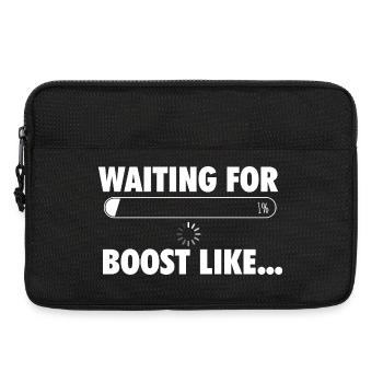 Waiting For Boost Like Turbo JDM Lover - Laptop bag 13" - black - Front