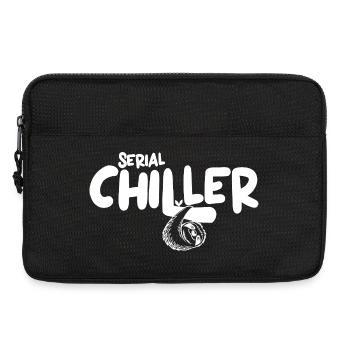 Süßes Lazy Vibes Tee – Geschenk Idee Serialchiller - Laptoptasche 13" - Schwarz - Vorne