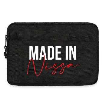 Made in Nissa - Laptop bag 13" - black - Front