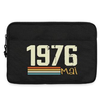 Mai 1976 - Sacoche pour ordinateur portable 13 pouces - noir - Devant