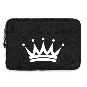 Crown - Laptop bag 13" - black - Front