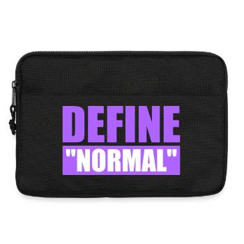 Define Normal Lustig Sarkastisch Definition Grafik - Laptoptasche 13" - Schwarz - Vorne