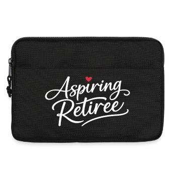 Aspirant retraité - Sacoche pour ordinateur portable 13 pouces - noir - Devant