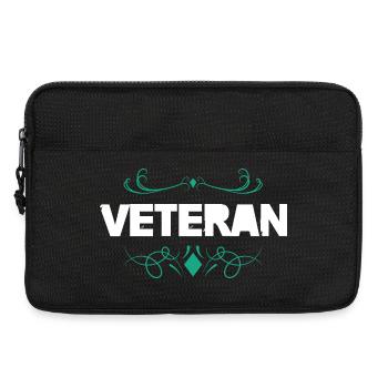 Conception d’ornements Veteran Pride - Sacoche pour ordinateur portable 13 pouces - noir - Devant