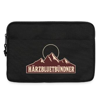 Bündner Härzbluetbündner - Laptoptasche 13" - Schwarz - Vorne