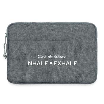 Keep the Balance - Laptoptasche 13" - Grau meliert - Vorne