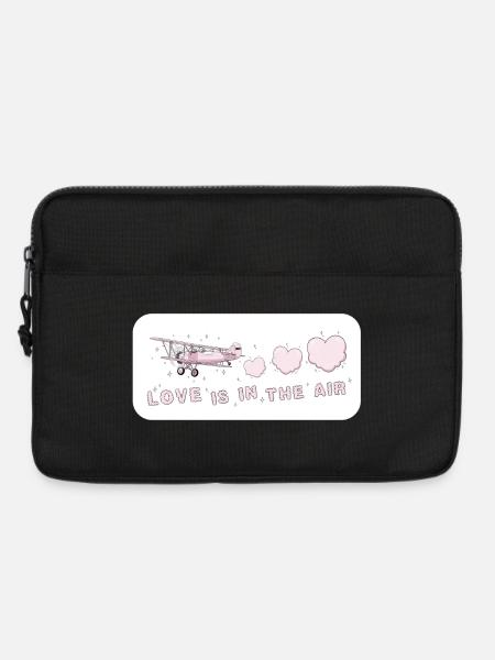 Love is in the air Vintage Rose Airy Love - Laptop bag 13" - black