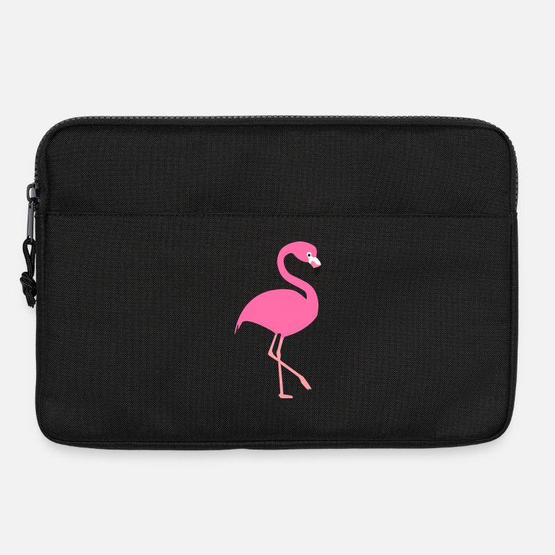 Flamingo - Laptoptasche 13" - Schwarz