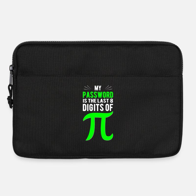 Passwort ist Pi Ziffern - Laptoptasche 13" - Schwarz