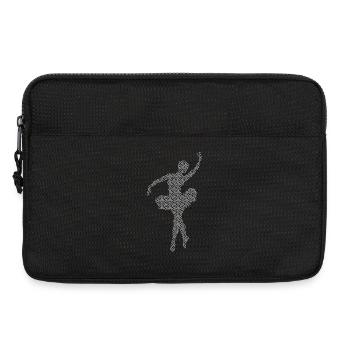 Ballett Tänzerin / Ballerina - Laptoptasche 13" - Schwarz - Vorne