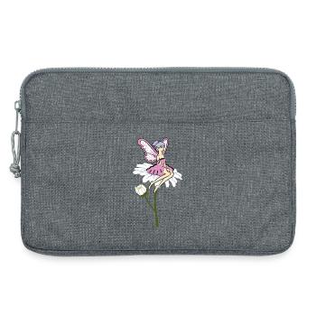 Sunflower Fairy - Laptop bag 13" - heather grey - Front