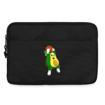 Avocado Basketball Player Basketball - Laptop bag 13" - black - Front