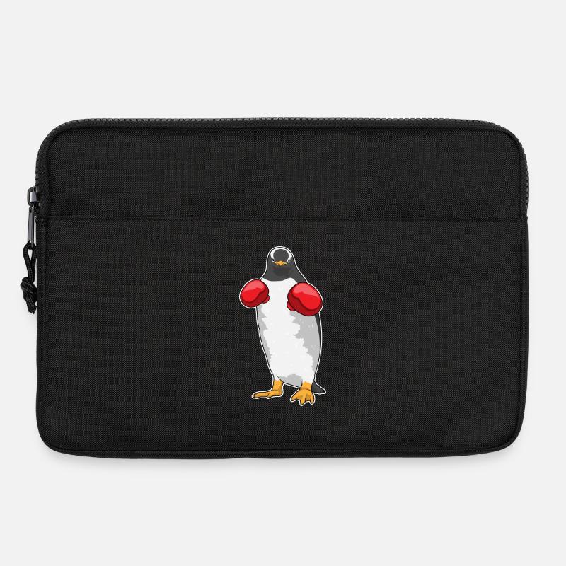 Pinguin Boxer Boxhandschuhe - Laptoptasche 13" - Schwarz