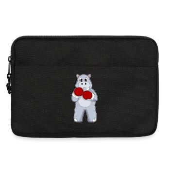 Hippo Boxer Boxing Gloves Boxing - Laptop bag 13" - black - Front