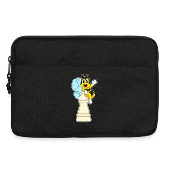 Biene Schachfigur Bauer Schach - Laptoptasche 13" - Schwarz - Vorne