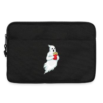 Geist Halloween Pommes frites - Laptoptasche 13" - Schwarz - Vorne