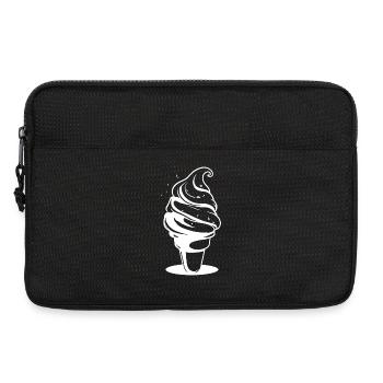 Soft Ice Cream Drawing - Laptop bag 13" - black - Front