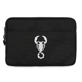 Weißer Skorpion - Laptoptasche 13" - Schwarz - Vorne