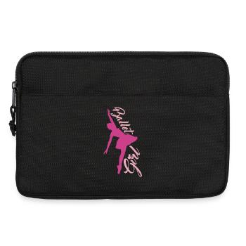 Ballet Dancer Girl - Laptop bag 13" - black - Front