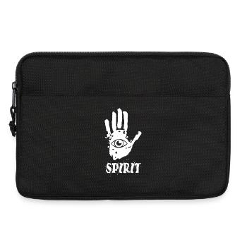 Yoga Handabdruck - Laptoptasche 13" - Schwarz - Vorne