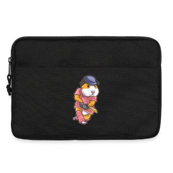 Meerschweinchen Cricket Cricketschläger - Laptoptasche 13" - Schwarz - Vorne