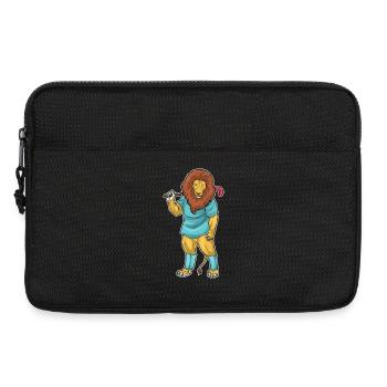 Bâton de hockey sur gazon Lion - Sacoche pour ordinateur portable 13 pouces - noir - Devant