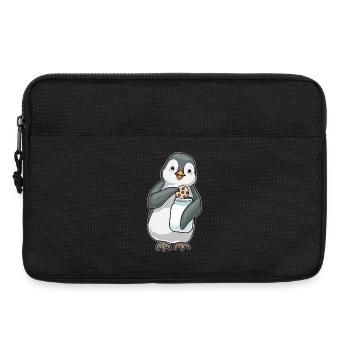 Biscuit pingouin - Sacoche pour ordinateur portable 13 pouces - noir - Devant