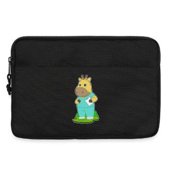 Giraffe Nurse - Laptop bag 13" - black - Front