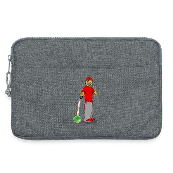 Clown with Sweets - Laptoptasche 13" - Grau meliert - Vorne