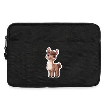 Lama Alpaga Lama Lama Cadeau Animal - Sacoche pour ordinateur portable 13 pouces - noir - Devant