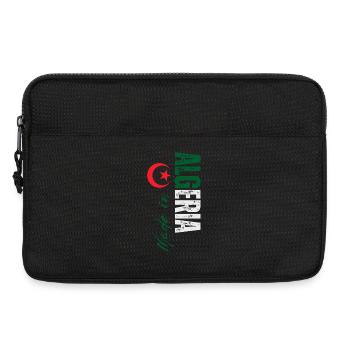 Made in Algeria, vertical design - Laptop bag 13" - black - Front