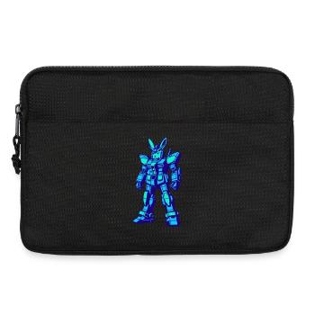 Mecha Rabbit III - Laptoptasche 13" - Schwarz - Vorne