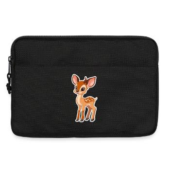 Reh - Laptoptasche 13" - Schwarz - Vorne