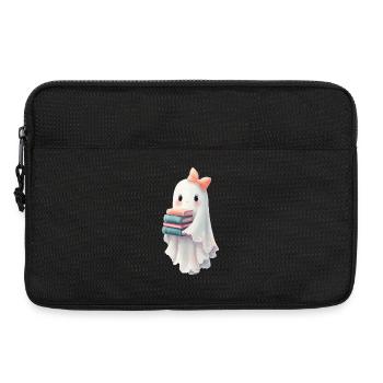 Geist Halloween Bücher - Laptoptasche 13" - Schwarz - Vorne