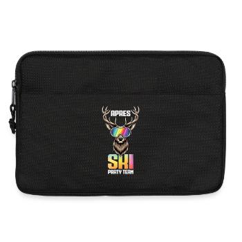 Après Ski Party Team Hirsch Schnee Skifahren Ski - Laptoptasche 13" - Schwarz - Vorne