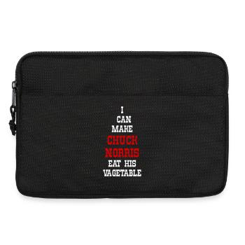 Funny Vegetable Karate Shirt, Jiu Jitsu Food Fun - Laptop bag 13" - black - Front
