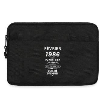 Anniversaire 40 ans - Février 1986 Original - Sacoche pour ordinateur portable 13 pouces - noir - Devant