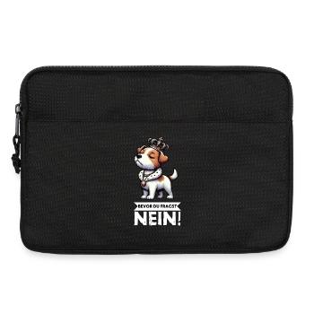 Avant que vous ne demandiez Jack Russel Terrier Jackie Terrier - Sacoche pour ordinateur portable 13 pouces - noir - Devant