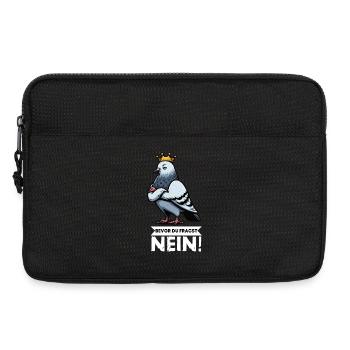 Avant que vous ne demandiez : pigeons, amateurs, oiseaux - Sacoche pour ordinateur portable 13 pouces - noir - Devant