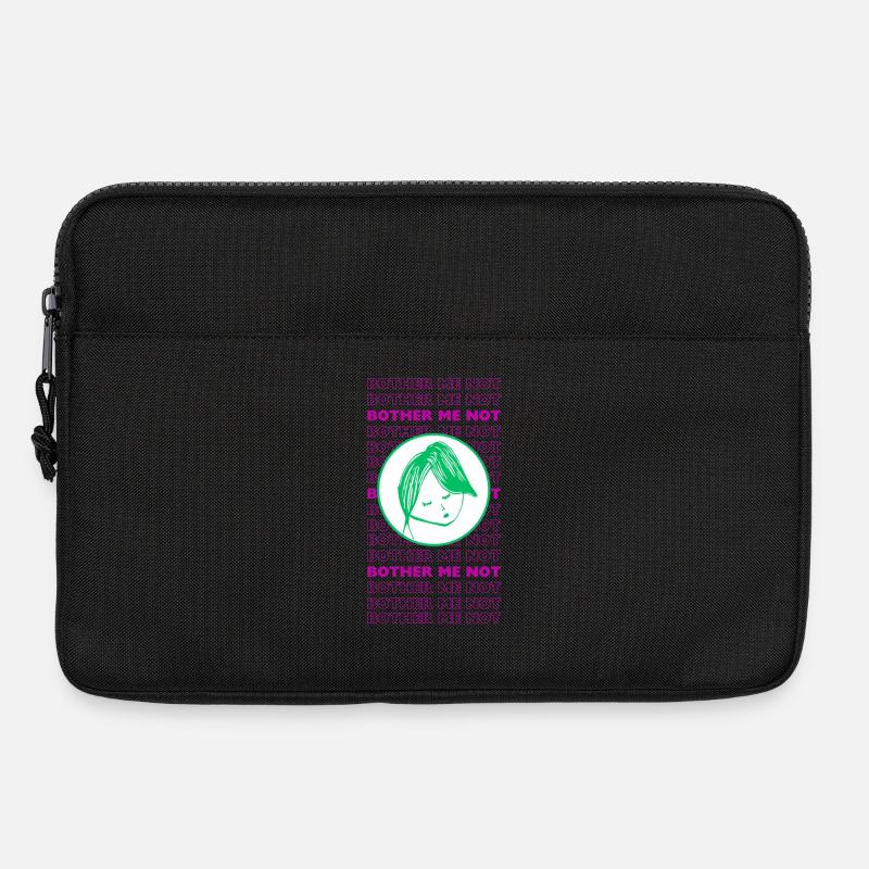 Stört mich nicht – minimalistisches, sarkastisches Design - Laptoptasche 13" - Schwarz