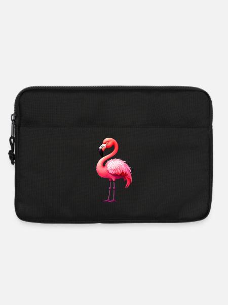 Flamingo - Laptoptasche 13" - Schwarz
