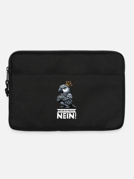 Bevor Du Fragst Nein Graupapagei Papagei Papageien - Laptoptasche 13" - Schwarz