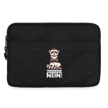 Avant que vous ne demandiez. Pas de furet-furet propriétaire - Sacoche pour ordinateur portable 13 pouces - noir - Devant