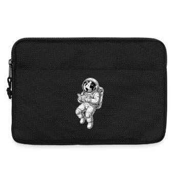 Astronaute Lecture Espace Terre - Sacoche pour ordinateur portable 13 pouces - noir - Devant
