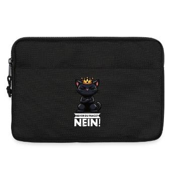 Avant que tu ne demandes Pas de chats Chats Amateur des chats - Sacoche pour ordinateur portable 13 pouces - noir - Devant